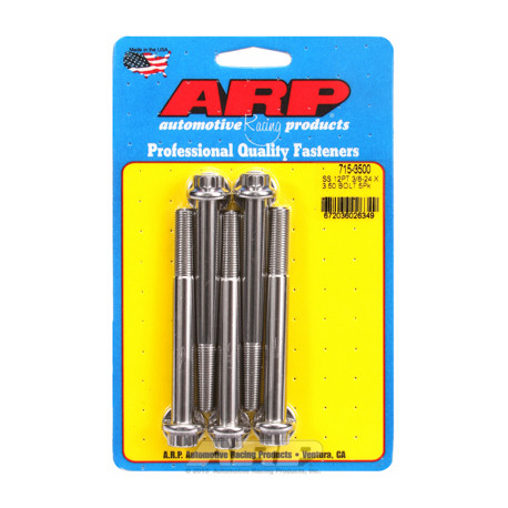 Pevnostné skrutky ARP "3/8""-24 x 3.500 12pt 7/16 SS skrutky" (5ks) | race-shop.sk