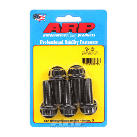 Pevnostné skrutky ARP ARP sada skrutiek 1/2-20 x 1.250 čierny oxid 12pt | race-shop.sk