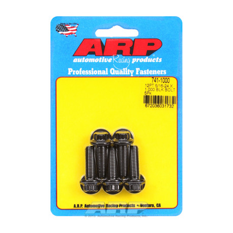 Pevnostné skrutky ARP "5/16""-24 x 1.000 12pt čierny oxid skrutky" (5ks) | race-shop.sk