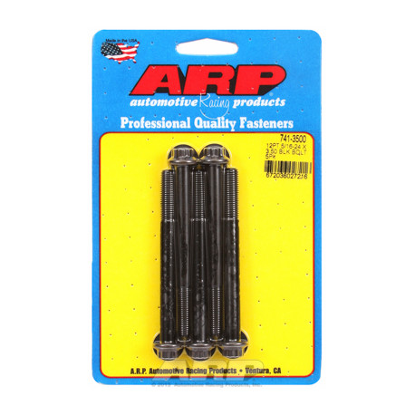 Pevnostné skrutky ARP "5/16""-24 x 3.500 12pt čierny oxid skrutky" (5ks) | race-shop.sk