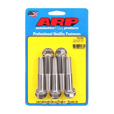 Pevnostné skrutky ARP sada skrutiek 1/2-20 x 2.500 SS Hex | race-shop.sk