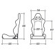 Športové sedačky Bez FIA homologizácie polohovateľné Športová sedačka OMP Raid 2 | race-shop.sk