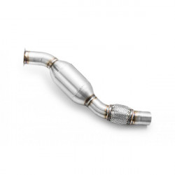 Downpipe pre BMW E90 E91 E92 E93 316D 218D 320D + Tlmič