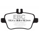 Brzdy EBC Auto Zadné brzdové dosky EBC Ultimax OEM Replacement DPX2157 | race-shop.sk