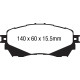 Brzdy EBC Auto Predné brzdové dosky EBC Ultimax OEM Replacement DPX2170 | race-shop.sk