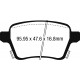 Brzdy EBC Auto Zadné brzdové dosky EBC Ultimax OEM Replacement DPX2250 | race-shop.sk