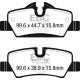 Brzdy EBC Auto Zadné brzdové dosky EBC Greenstuff 2000 Sport DP22228 | race-shop.sk