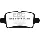 Brzdy EBC Auto Zadné brzdové dosky EBC Greenstuff 2000 Sport DP22268 | race-shop.sk