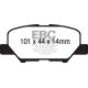 Brzdy EBC Auto Zadné brzdové dosky EBC Yellowstuff Street + Track DP42171R | race-shop.sk