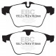 Brzdy EBC Auto Predné brzdové dosky EBC Yellowstuff Street + Track DP42189R | race-shop.sk
