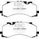Brzdy EBC Auto Predné brzdové dosky EBC Yellowstuff Street + Track DP42279R | race-shop.sk