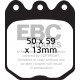 Brzdy EBC Auto EBC Yellowstuff Street + Track DP4056R | race-shop.sk