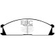 Brzdy EBC Auto Predné brzdové dosky EBC Greenstuff 2000 Sport DP2691 | race-shop.sk