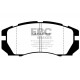 Brzdy EBC Auto Predné brzdové dosky EBC Yellowstuff Street + Track DP4966R | race-shop.sk