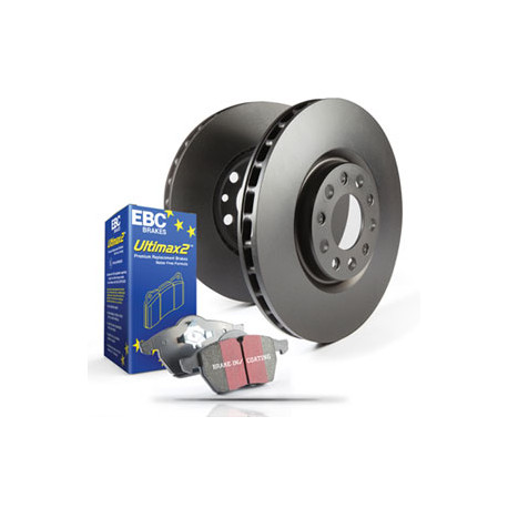 Brzdy EBC Auto Predná sada EBC PDKF1633 - Brzdové kotúče Premium OE + brzdové dosky Ultimax OE | race-shop.sk
