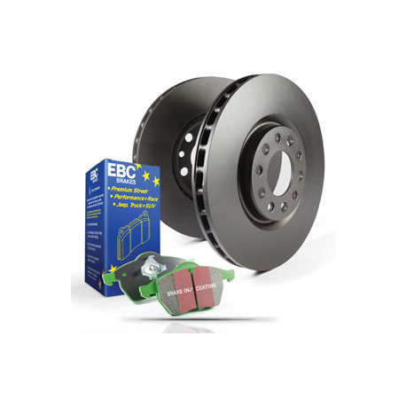 Brzdy EBC Auto Predná sada EBC PD01KF595 - Brzdové kotúče Premium OE + brzdové dosky Greenstuff | race-shop.sk