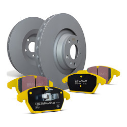 Predná sada EBC PD03KF252 - Brzdové kotúče Premium OE + brzdové dosky Yellowstuff