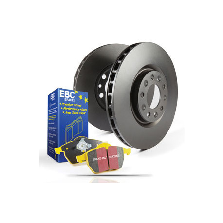 Brzdy EBC Auto Predná sada EBC PD03KF697 - Brzdové kotúče Premium OE + brzdové dosky Yellowstuff | race-shop.sk