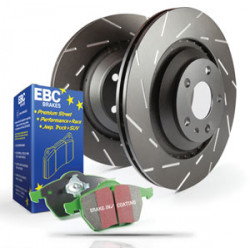 Predná sada EBC PD06KF004 - Brzdové kotúče Ultimax Grooved + brzdové dosky Greenstuff