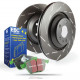 Brzdy EBC Auto Predná sada EBC PD06KF543 - Brzdové kotúče Ultimax Grooved + brzdové dosky Greenstuff | race-shop.sk