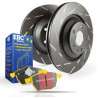 Predná sada EBC PD08KF316 - Brzdové kotúče Ultimax Grooved + brzdové dosky Yellowstuff 