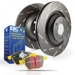 Predná sada EBC PD08KF534 - Brzdové kotúče Ultimax Grooved + brzdové dosky Yellowstuff