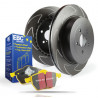 Predná sada EBC PD18KF089 - Brzdové kotúče BSD Grooved + brzdové dosky Yellowstuff 
