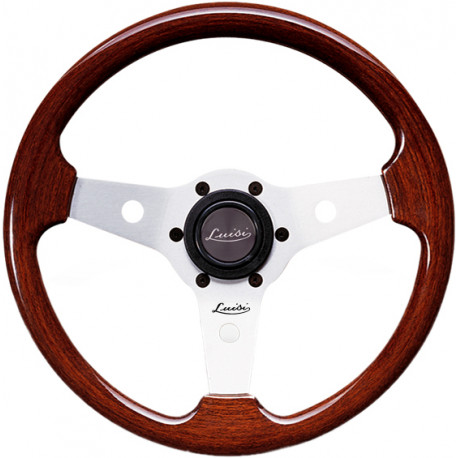 Volanty Športový volant Luisi Imola, 310mm, mahagón, bez odsadenia | race-shop.sk