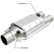 Univerzálne katalyzátory Univerzálny katalyzátor MAGNAFLOW 99067HM Euro 3/4 - 51mm / 64mm | race-shop.sk