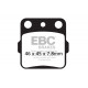 Brzdy EBC Moto EBC Brzdové obloženie  Organic FA084TT | race-shop.sk