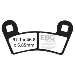 EBC Brzdové obloženie Carbon TT FA456TT