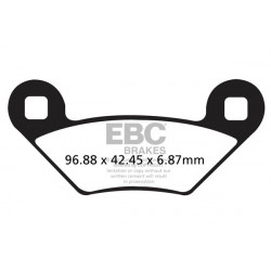 EBC Brzdové obloženie&nbsp; Organic FA475TT
