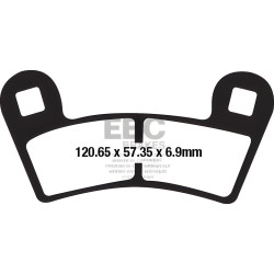 EBC Brzdové obloženie Carbon TT FA657TT