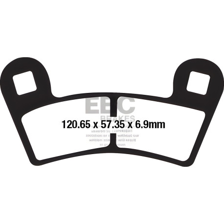 Brzdy EBC Moto EBC Brzdové obloženie Carbon TT FA657TT | race-shop.sk