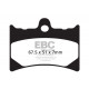 Brzdy EBC Moto EBC Brzdové obloženie&nbsp; Organic FA126TT | race-shop.sk