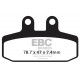 Brzdy EBC Moto EBC Brzdové obloženie  Organic FA256TT | race-shop.sk