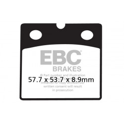 EBC Brzdové obloženie Organic FA171