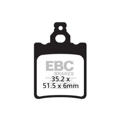 EBC Brzdové obloženie Organic FA FA060