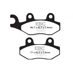 EBC Brzdové obloženie&nbsp; Organic FA135TT