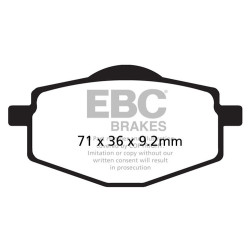 EBC Brzdové obloženie Organic FA FA047/2