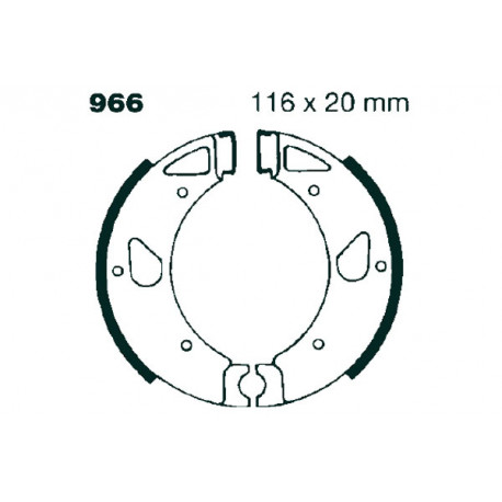 Brzdy EBC Moto EBC Predné Brzdové obloženie&nbsp; Organic 805 | race-shop.sk