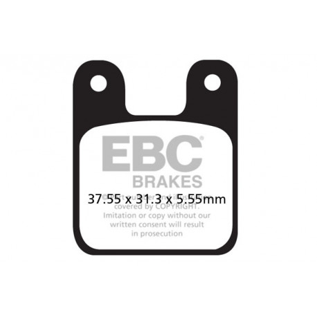Brzdy EBC Moto EBC Brzdové obloženie&nbsp; Organic FA352 | race-shop.sk
