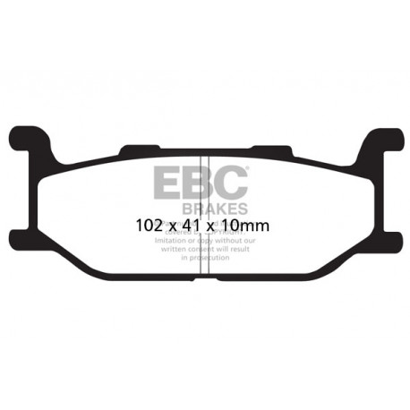 Brzdy EBC Moto EBC Brzdové obloženie&nbsp; Organic SFA179 | race-shop.sk