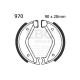Brzdy EBC Moto EBC Predné brzdové čeľuste Plain 970 | race-shop.sk