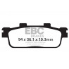 EBC Brzdové obloženie&nbsp; Organic SFA427