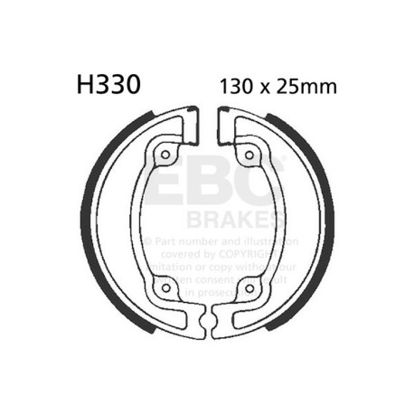 Brzdy EBC Moto EBC Brzdové čeľuste Plain H330 | race-shop.sk