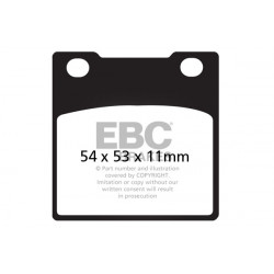 EBC Brzdové obloženie Organic FA045