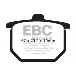 EBC Brzdové obloženie&nbsp; Organic FA030