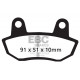 Brzdy EBC Moto EBC Brzdové obloženie&nbsp; Organic FA090 | race-shop.sk