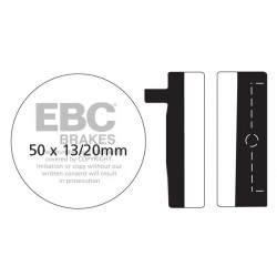 EBC Brzdové obloženie&nbsp; Organic FA012
